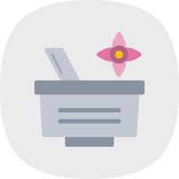 Spa Bowl Vector Icon Design