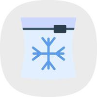 Ice Bag Vector Icon Design