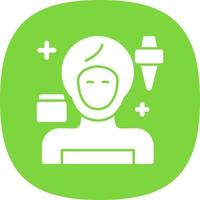 Facial Treatment Vector Icon Design