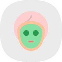 Facial Mask Vector Icon Design