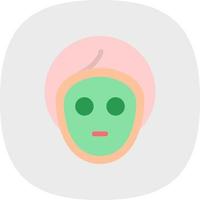 Facial Mask Vector Icon Design