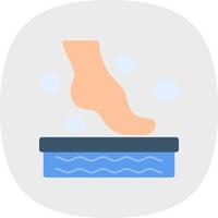 Foot Spa Vector Icon Design