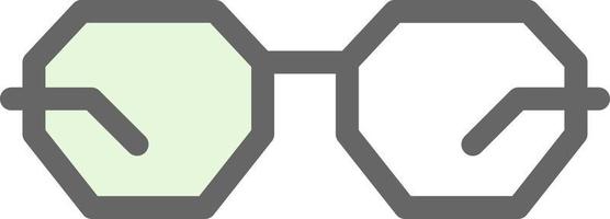 Eyeglasses Vector Icon Design