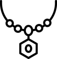 diseño de icono de vector de collar