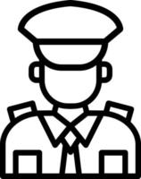 Policeman Vector Icon Design
