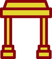Arch Vector Icon Design
