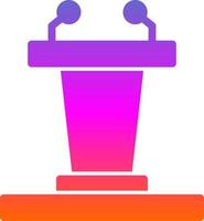 Podium Vector Icon Design