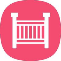Crib Vector Icon Design