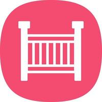 Crib Vector Icon Design