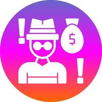 Robbery Vector Icon Design