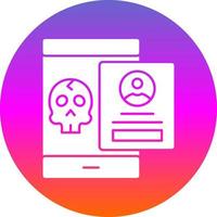 Account Hacked Vector Icon Design