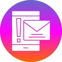 diseño de icono de vector de correo no deseado