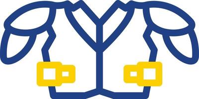 Shoulder Pads Vector Icon Design