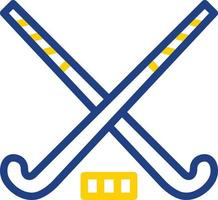 diseño de icono de vector de hockey