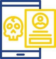 Account Hacked Vector Icon Design