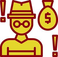 Robbery Vector Icon Design