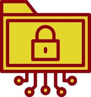 Data Encryption Vector Icon Design