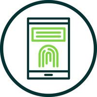 Finger Print Vector Icon Design