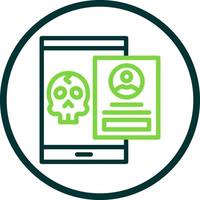 Account Hacked Vector Icon Design