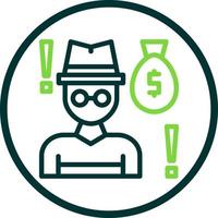 Robbery Vector Icon Design