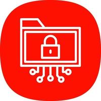Data Encryption Vector Icon Design