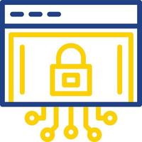 Internet Security Vector Icon Design