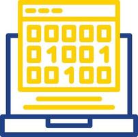 Binary Code Vector Icon Design