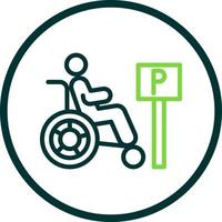 Handicap Vector Icon Design