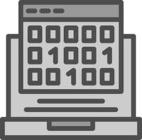 Binary Code Vector Icon Design