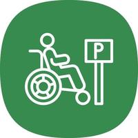 Handicap Vector Icon Design