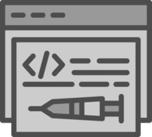 Code Injection Vector Icon Design