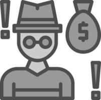 Robbery Vector Icon Design