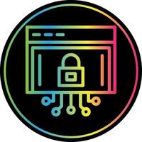 Internet Security Vector Icon Design