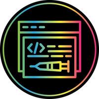 Code Injection Vector Icon Design