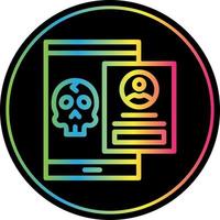 Account Hacked Vector Icon Design