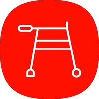 Walker Vector Icon Design