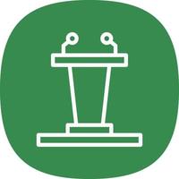 Podium Vector Icon Design