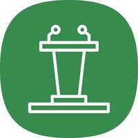 Podium Vector Icon Design