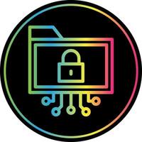 Data Encryption Vector Icon Design