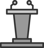 Podium Vector Icon Design