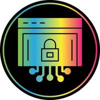 Internet Security Vector Icon Design