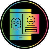 Account Hacked Vector Icon Design