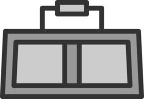 Gym Bag Vector Icon Design