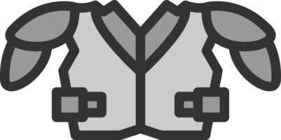 Shoulder Pads Vector Icon Design