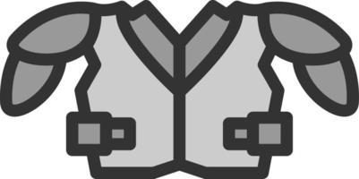 Shoulder Pads Vector Icon Design