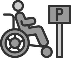 Handicap Vector Icon Design