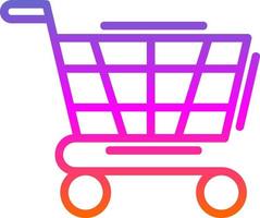 Shopping Cart Vector Icon Design