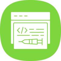 Code Injection Vector Icon Design