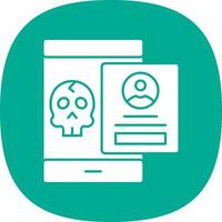 Account Hacked Vector Icon Design