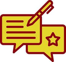 Feedback Vector Icon Design
